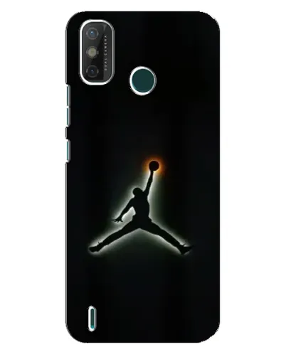Чехол для TECNO Spark GO (2020) с картинкой «Jordan Gradient Logo»