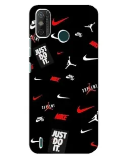 Чехол для TECNO Spark GO (2020) с картинкой «Nike Mix Pattern»