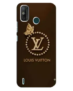 Чехол для TECNO Spark GO (2020) с картинкой «LV — золотая печать»