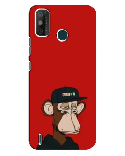 Чехол для TECNO Spark GO (2020) с картинкой «Bored Ape — красный фон» Чехол для TECNO Spark GO (2020) с картинкой «Bored Ape — красный фон»