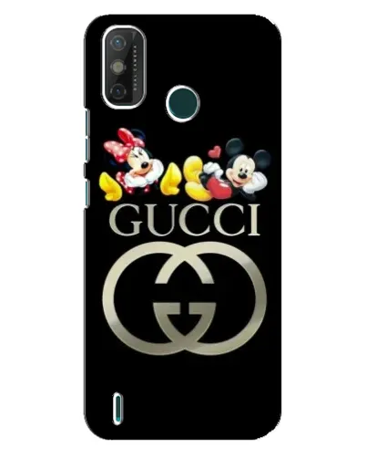 Чехол для TECNO Spark GO (2020) с картинкой «Gucci — герои Disney»