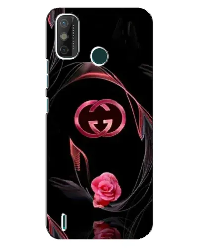 Чехол для TECNO Spark GO (2020) с картинкой «Gucci — неоновая роза»