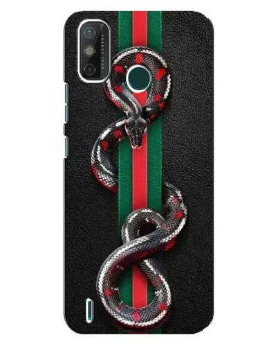 Чехол для TECNO Spark GO (2020) с картинкой «Gucci — змея на полосе» Чехол для TECNO Spark GO (2020) с картинкой «Gucci — змея на полосе»