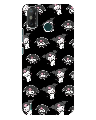 Чехол для TECNO Spark GO (2020) с картинкой «Черный паттерн Kuromi» Чехол для TECNO Spark GO (2020) с картинкой «Черный паттерн Kuromi»