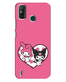 Чехол для TECNO Spark GO (2020) с картинкой «Kuromi и My Melody» Чехол для TECNO Spark GO (2020) с картинкой «Kuromi и My Melody»