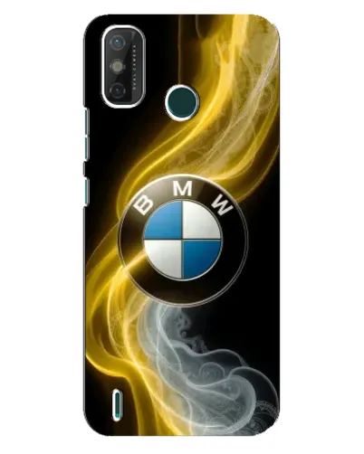 Чехол для TECNO Spark GO (2020) с картинкой «Золотистый дым BMW»