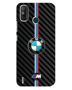 Чехол для TECNO Spark GO (2020) с картинкой «Эмблема BMW и карбон»