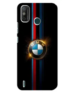 Чехол для TECNO Spark GO (2020) с картинкой «BMW M-Power неон»