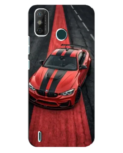 Чехол для TECNO Spark GO (2020) с картинкой «BMW на красной дорожке»