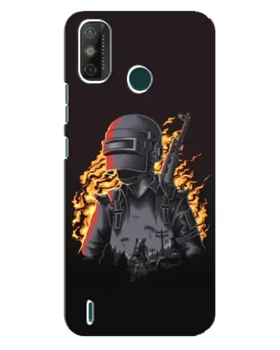 Чехол для TECNO Spark GO (2020) с картинкой «PUBG — огненный силуэт» Чехол для TECNO Spark GO (2020) с картинкой «PUBG — огненный силуэт»