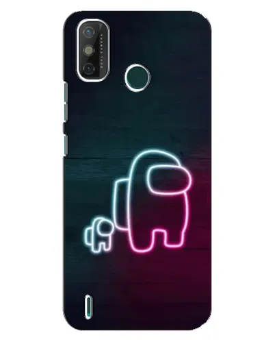 Чехол для TECNO Spark GO (2020) с картинкой «Among Us неон-арт» Чехол для TECNO Spark GO (2020) с картинкой «Among Us неон-арт»