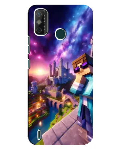 Чехол для TECNO Spark GO (2020) с картинкой «Стив и космос»