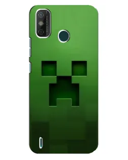 Чехол для TECNO Spark GO (2020) с картинкой «Крипер микро-дизайн»