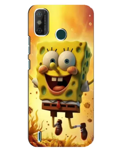 Чехол для TECNO Spark GO (2020) с картинкой «Губка Боб прыгает» Чехол для TECNO Spark GO (2020) с картинкой «Губка Боб прыгает»