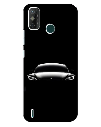 Чехол для TECNO Spark GO (2020) с картинкой «Фары Tesla Night»