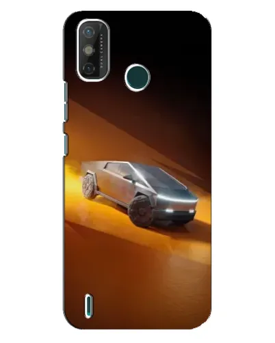 Чехол для TECNO Spark GO (2020) с картинкой «Cybertruck в пустыне»