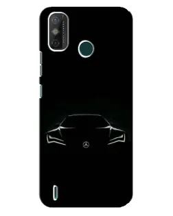 Чехол для TECNO Spark GO (2020) с картинкой «Mercedes — силуэт авто» Чехол для TECNO Spark GO (2020) с картинкой «Mercedes — силуэт авто»