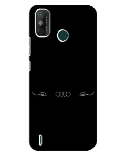 Чехол для TECNO Spark GO (2020) с картинкой «Audi — световой подпись»