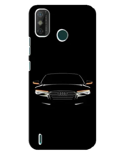 Чехол для TECNO Spark GO (2020) с картинкой «Audi — ночной контур»