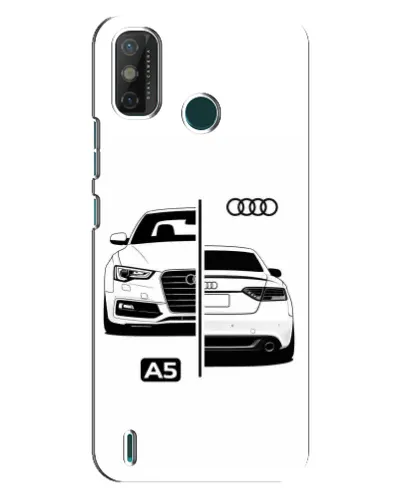 Чехол для TECNO Spark GO (2020) с картинкой «Audi — контрастный дизайн»