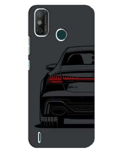 Чехол для TECNO Spark GO (2020) с картинкой «Задняя часть Audi — арт»