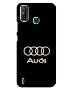 Чехол для TECNO Spark GO (2020) с картинкой «Audi — золотой логотип»