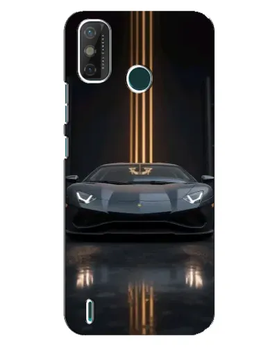 Чехол для TECNO Spark GO (2020) с картинкой «Lamborghini золотые линии» Чехол для TECNO Spark GO (2020) с картинкой «Lamborghini золотые линии»