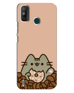 Чохол для TECNO Spark GO (2020) з картинкою «Кавовий Пушин»