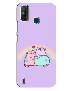 Чохол для TECNO Spark GO (2020) з картинкою «Веселкові Пушини»