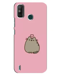 Чохол для TECNO Spark GO (2020) з картинкою «Pusheen серце»