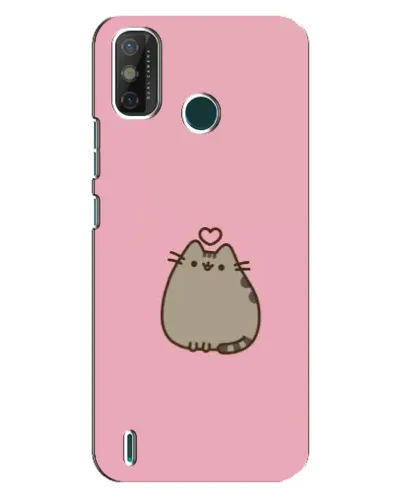 Чохол для TECNO Spark GO (2020) з картинкою «Pusheen серце»