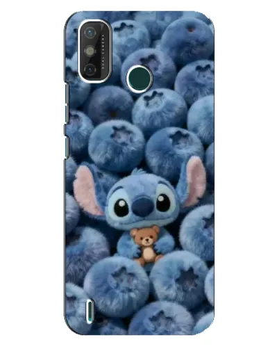 Чехол для TECNO Spark GO (2020) с картинкой «Стич и голубика» Чехол для TECNO Spark GO (2020) с картинкой «Стич и голубика»