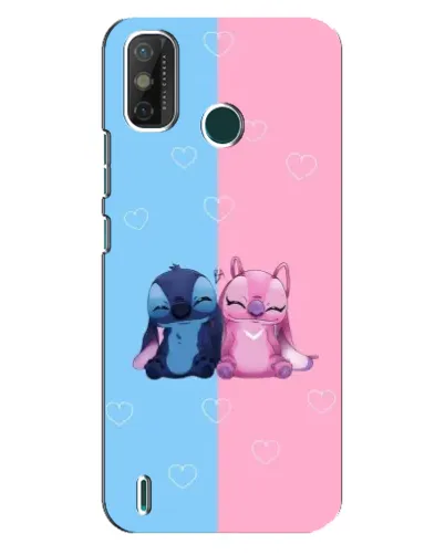 Чехол для TECNO Spark GO (2020) с картинкой «Stitch и Angel Love» Чехол для TECNO Spark GO (2020) с картинкой «Stitch и Angel Love»