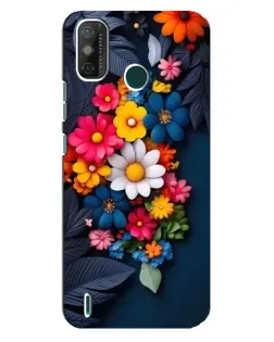 Чехол для TECNO Spark GO (2020) с картинкой «Цветочная феерия»