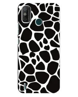 Чехол для TECNO Spark GO (2020) с картинкой «Черно-белый жираф»
