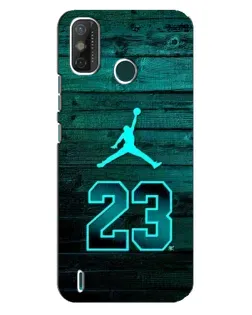 Чехол для TECNO Spark GO (2021) с картинкой «Jordan Cyan 23»