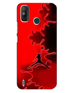 Чехол для TECNO Spark GO (2021) с картинкой «Jordan Red Smoke»