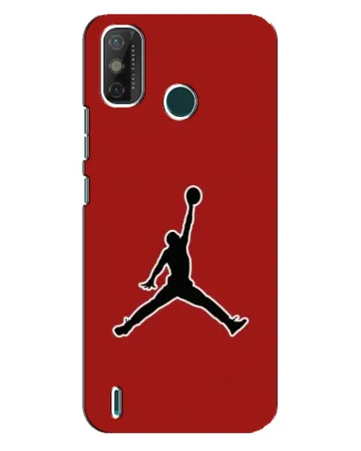 Чехол для TECNO Spark GO (2021) с картинкой «Jordan Red Back»