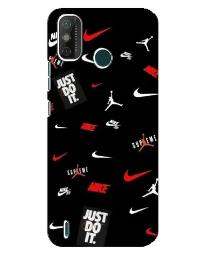 Чехол для TECNO Spark GO (2021) с картинкой «Nike Mix Pattern»