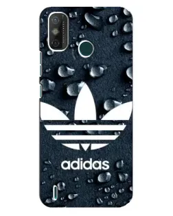 Чехол для TECNO Spark GO (2021) с картинкой «Adidas Trefoil Blue»