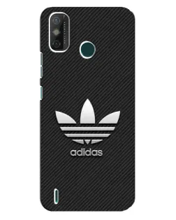 Чехол для TECNO Spark GO (2021) с картинкой «Adidas Карбоновая текстура»