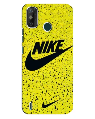 Чехол для TECNO Spark GO (2021) с картинкой «Желтый текстурный Nike» Чехол для TECNO Spark GO (2021) с картинкой «Желтый текстурный Nike»