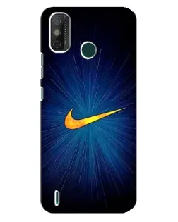Чехол для TECNO Spark GO (2021) с картинкой «Синий пульс Nike»
