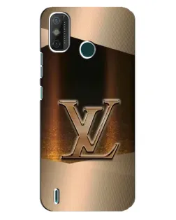 Чехол для TECNO Spark GO (2021) с картинкой «LV — золотое сияние»