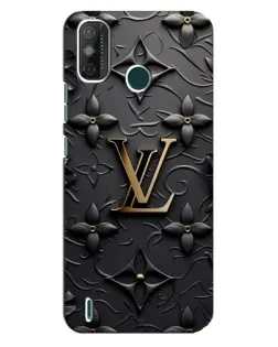 Чехол для TECNO Spark GO (2021) с картинкой «Кожаная текстура LV»