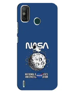 Чехол для TECNO Spark GO (2021) с картинкой «NASA — лунная миссия»