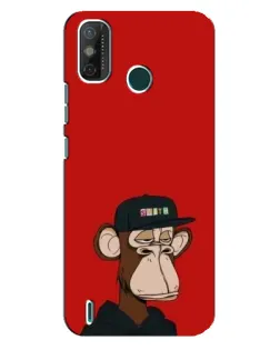 Чехол для TECNO Spark GO (2021) с картинкой «Bored Ape — красный фон» Чехол для TECNO Spark GO (2021) с картинкой «Bored Ape — красный фон»