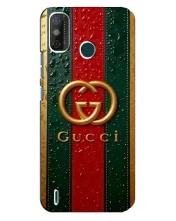 Чехол для TECNO Spark GO (2021) с картинкой «Gucci — фирменная полоса и золото» Чехол для TECNO Spark GO (2021) с картинкой «Gucci — фирменная полоса и золото»