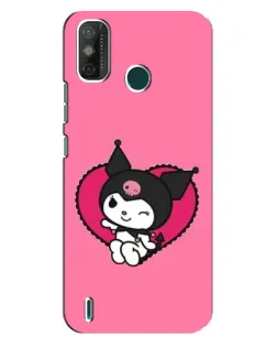 Чехол для TECNO Spark GO (2021) с картинкой «Kuromi — любовь в сердце»