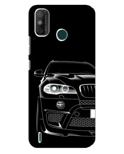 Чохол для TECNO Spark GO (2021) з картинкою «Темний силует BMW»
